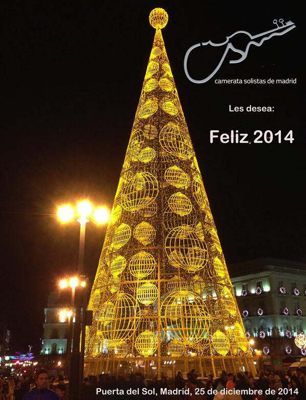 Feliz 2014 para todos. Será el Año del despegue de Camerata. Lo haremos posible PÚBLICO y nosotros. Les esperamos.