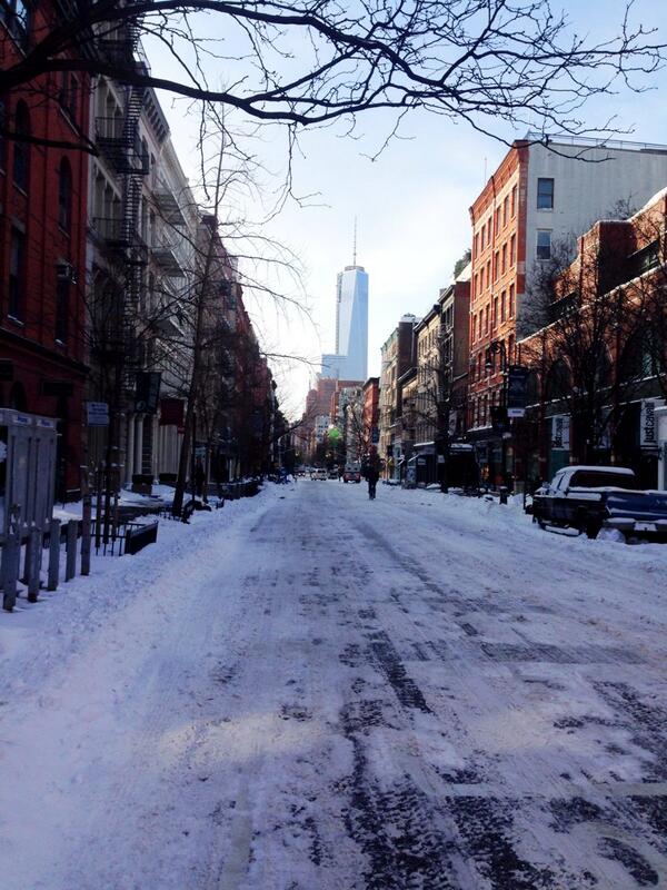 megbakertv's tweet image. NYC snow, roads still covered, few cars @ChasingNJ @My9NJ @FoxNews tweet us your #snow pics #chasingsnow