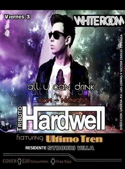 ByronPR's tweet photo. HOY #Tributo a #Hardwell en @whiteroomgye! Sorteo 1 #FreePass para el concierto RSV Pin:7AFDDAC6 WA:0998782018 http://t.co/9Mmi8UCTZy