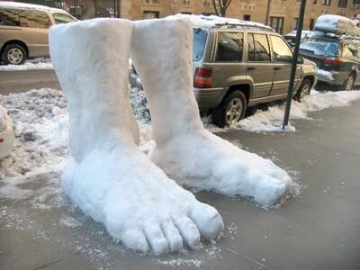 Two feet of snow in NYC today.