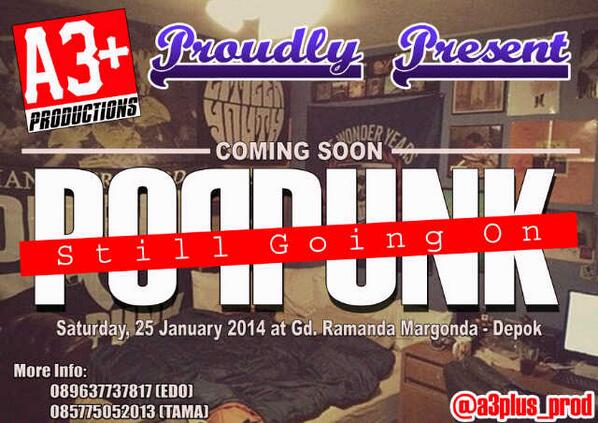 <a href="/NothingLastHope/">FIXIA</a> "POPPUNK STILL GOING ON" 25-01-2K14 Gd.Ramanda, more info : 089637737817 / 085775052013 #gigspromo