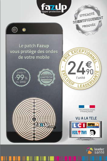 LeaderSante's tweet photo. Fazup dans les pharmacies Leader Santé au prix de 24,90€ ! Une vraie résolution ? Protégez-vous des ondes avec Fazup. http://t.co/DYUltnB0hE