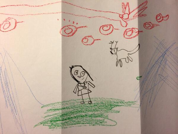 I got some fan art in the post today and it's really great 