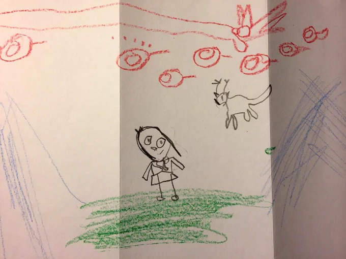 I got some fan art in the post today and it's really great 