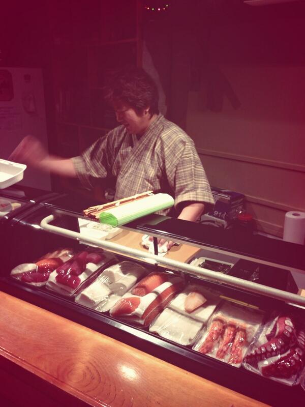 chefsashsimpson's tweet photo. Now picking up dinner for my wife at #Toshi Sushi. Great sushi! http://t.co/0U1rmj51FH
