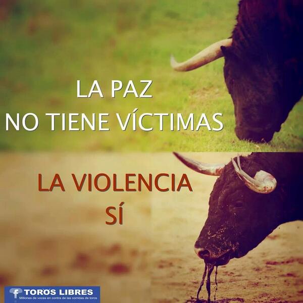 RT <a href="/citlalydlatorre/">Citlaly De la Torre</a>: #TorosLibres #TorosSITorerosNO