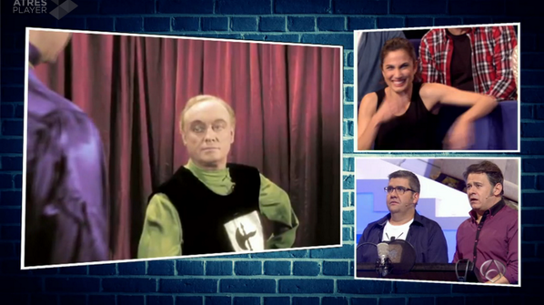mizonatv's tweet photo. .@Flofdez y @NadalMiki, juntos de nuevo, en un doblaje gracias #MeResbala6 #MeResbala6 http://t.co/Gbg81iTF8f