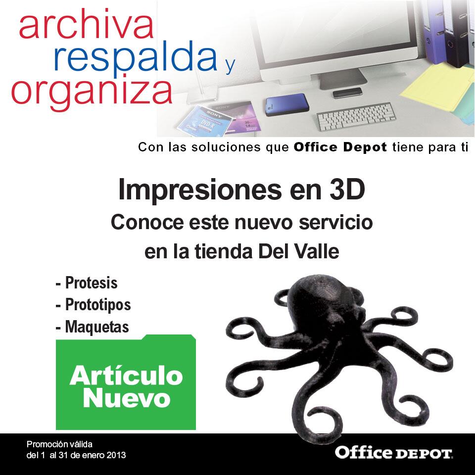 Total 52+ imagen impresion 3d office depot