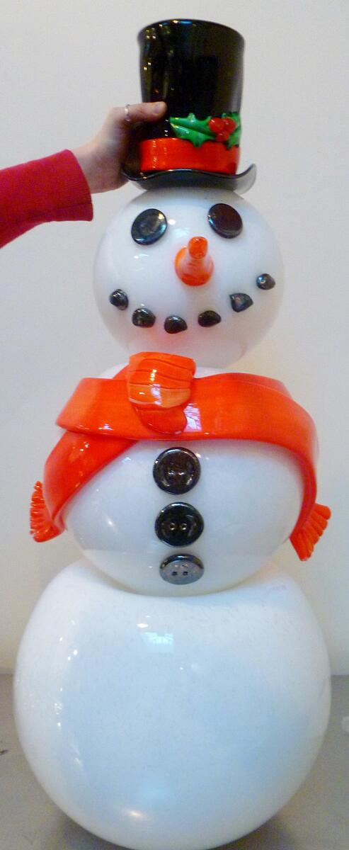 SeaGlassStudio's tweet photo. Happy New Year - clearance on all Sculptural holiday glass - 20% off snowmen, trees, squash &amp; more! http://t.co/BFhrvPX4ZT