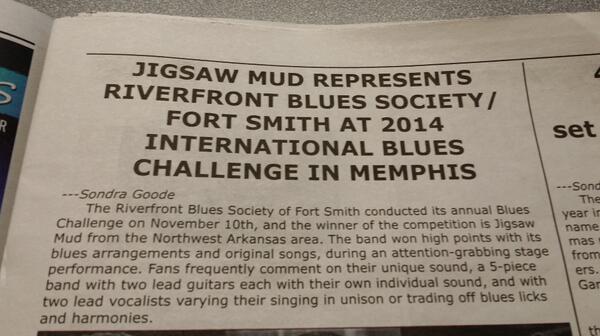 ser_fraley's tweet photo. Watch Jigsaw Mud tomorrow night on @FayPubTV 8:30pm http://t.co/desTesGoHn
#blues #Memphis #tv #music #musicfans http://t.co/AKLdmayd9B