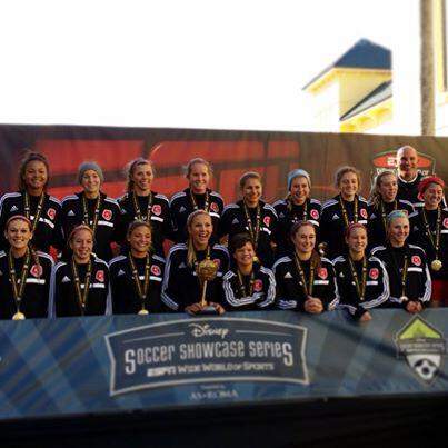 RichmondKickers's tweet photo. Congratulations to the Kickers U18 Girls Elite on the Championship victory at the Disney Soccer Showcase! #GoKickers http://t.co/kvC8pvS3T2