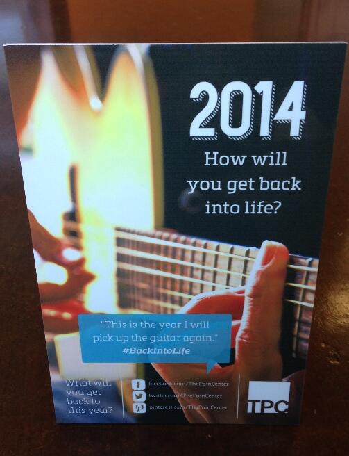 ThePainCenter's tweet image. Let us know how you're going to get #BackIntoLife this year by tweeting us or filling out a card at your next visit!