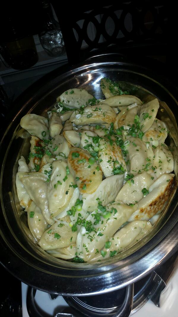 waynehookers's tweet photo. Cajun potstickers http://t.co/I24qOwl0Pk