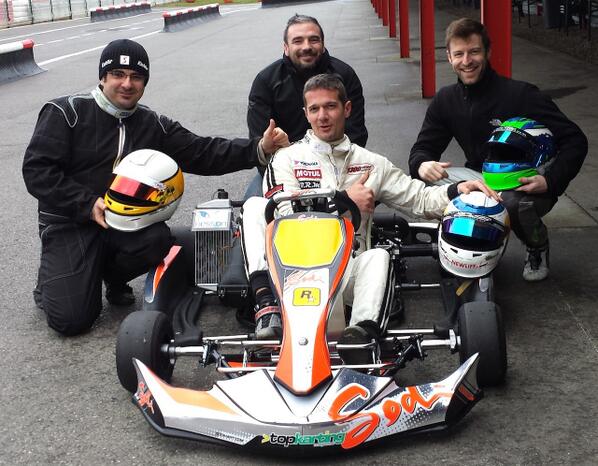 ff71racing's tweet photo. 1ere séance d'essai 2014 en Rotax Max avec @bessonlepatron et Julien Lambert. http://t.co/zeDkitL21w
