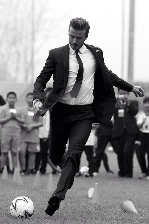 Spiffy playin' soccer.