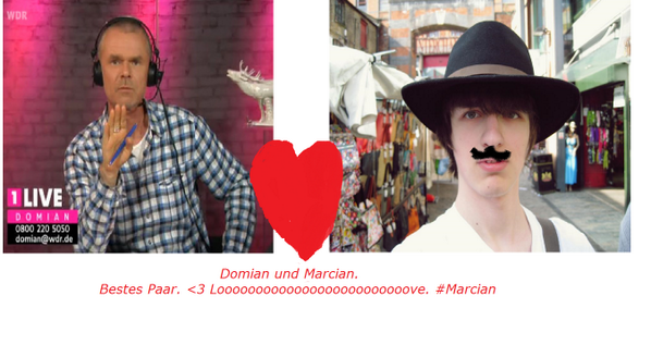 ichbinsjasmin's tweet image. @domian und #Marcian.. &amp;lt;3 So ein tolles Paar. Wird Domian je die Liebe von #Marcian erwidern.? @Panda_Maki
