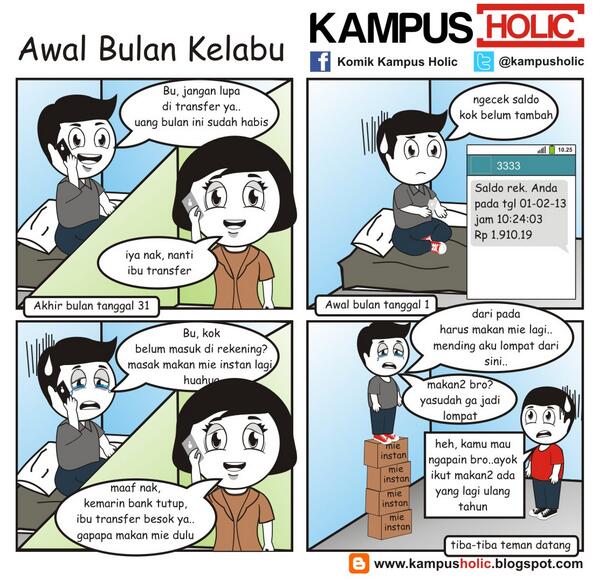 #repostkomikstrip edisi 
#034 Awal Bulan Kelabu