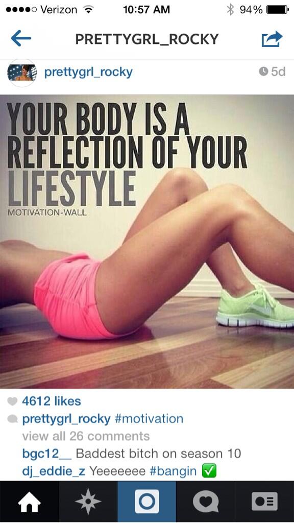 ShesANTM's tweet image. I know what I want my body to reflect. #WORKKIT Compliments of @prettygrl_rocky