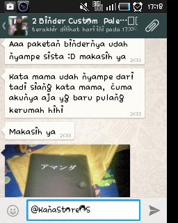 KanaStoreOS's tweet photo. Testimonial dari Palembang ,nyampe dengan slamattt :))) #Trusted http://t.co/orI3wwv0N5