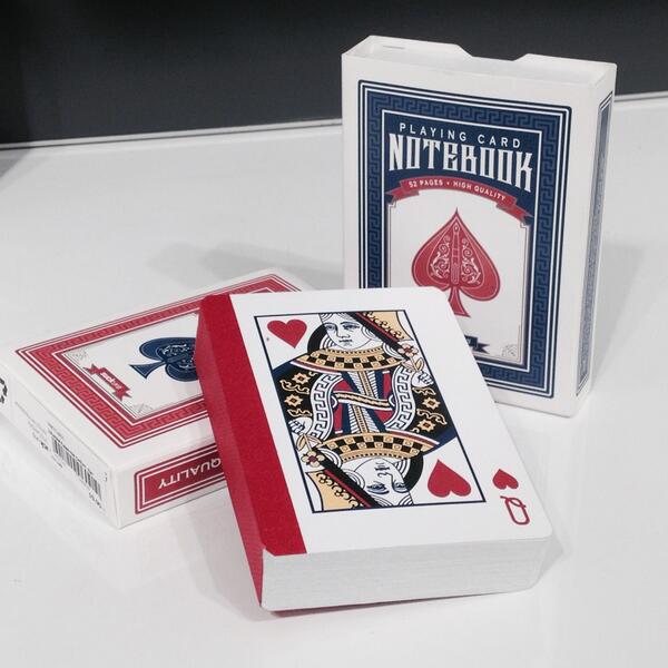 İskambil kağıdı şeklindeki bu not defterlerine bayılacaksınız!...