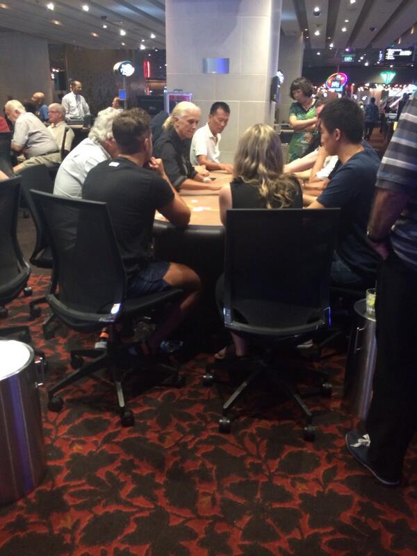 GazGShore's tweet photo. Haha @RyanJMooreX rocking the poker tables go on son.... #pocket2s 😂 http://t.co/ExfoQcdLG0