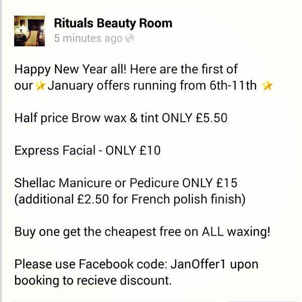 Happy New Year Rituals Lovers 💕 for your chance to win one of these fantastic treats just retweet this photo!