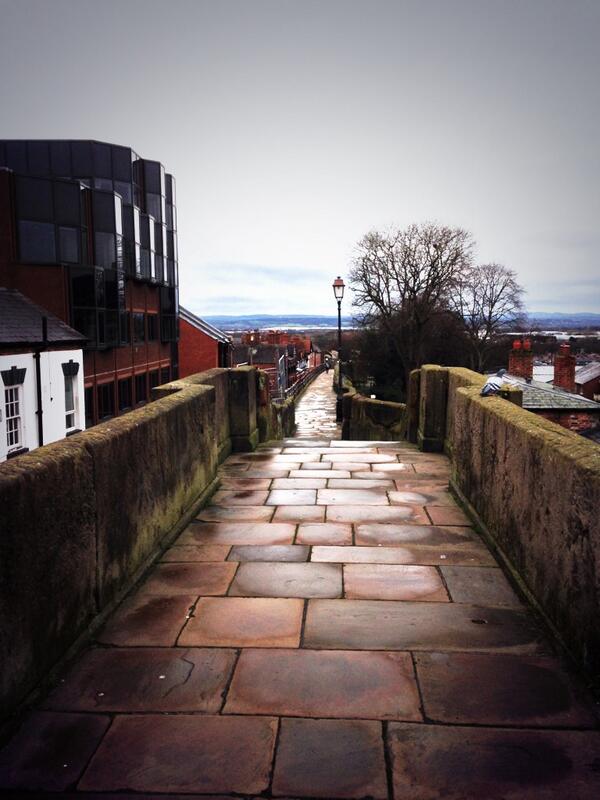 Chester city wall