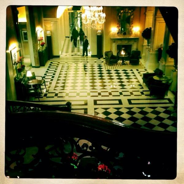 If you want to check out. Check in. @claridgeshotel