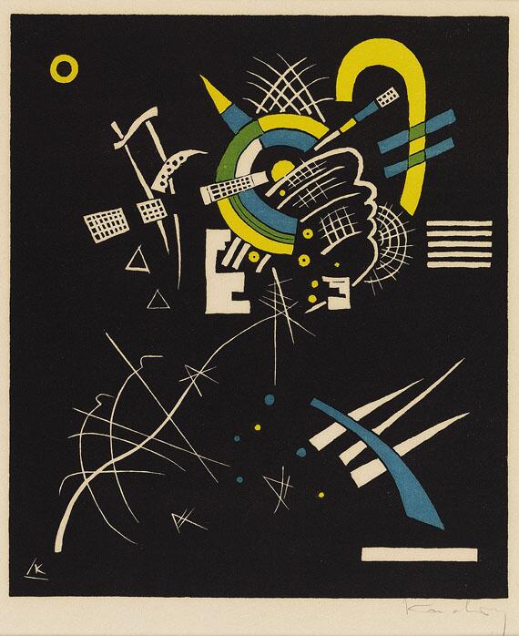 ワシリー・カンディンスキー『小さな世界Ⅶ』(1922) Wassily Kandinsky - Kleine Welten Ⅶ  #抽象主義 #青騎士