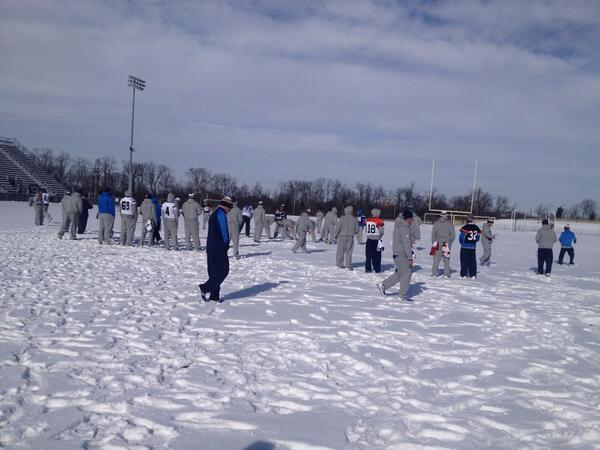 '@chargers: The #Chargers held walk-through practice in the snow earlier today. ' #notPDX