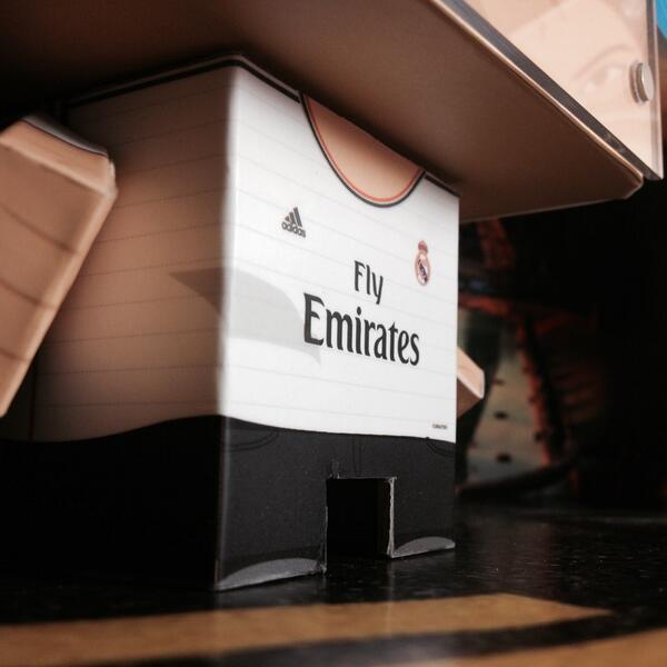 Our latest work, custom toys with #realmadrid jersey. #halamadrid