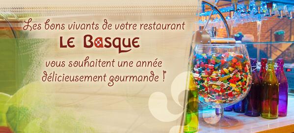 <a href="/RestauLeBasque/">Le-Basque</a> MEILLEURS VOEUX ! que cette année soit délicieusement gourmande ! Amour, Santé et Prospérité à tous