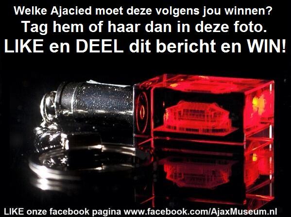 ajaxmuseumNL's tweet image. Wij geven via facebook wat Ajax prijzen weg. Ga naar iturl.nl/snQey en win! #AJAX #vak410 #afca RT