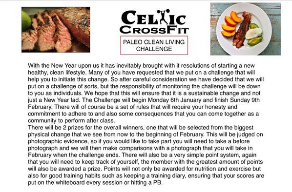 walesfitstrng's tweet image. Hi guys, here are the rules etc. for the Paleo/ clean living challenge starting Monday....