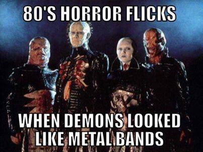 HorrorFreakNews's tweet image. 80's Horror Movies, When Demons Looked Like Metal Bands