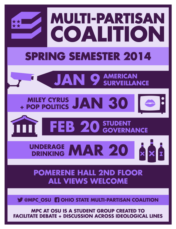MPC_OSU's tweet photo. Start getting excited for MPC this semester! Here is our discussion schedule for Spring 2014. http://t.co/3LTnAh75er