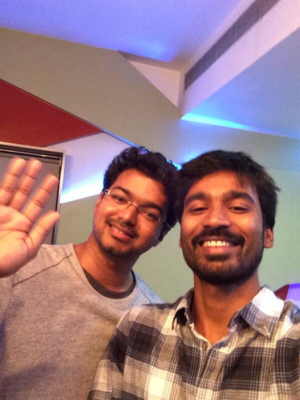 Vijay and Dhanush had blast.. dance.. fun time together!