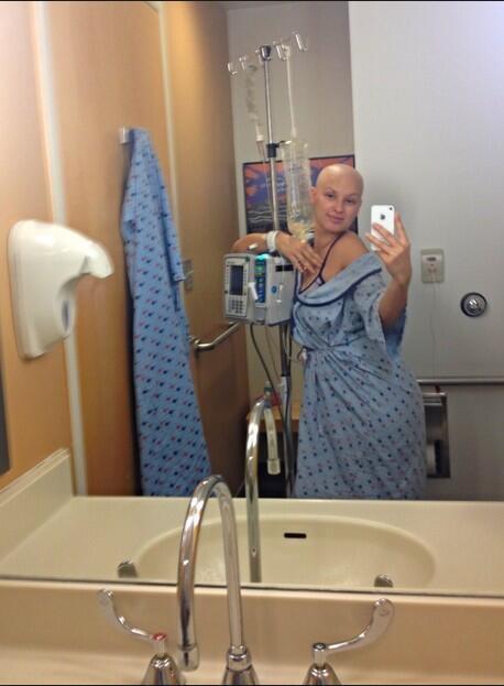 SelfieAwards's tweet photo. Selfie game strong while fighting Cancer. http://t.co/MTorwrK1M0