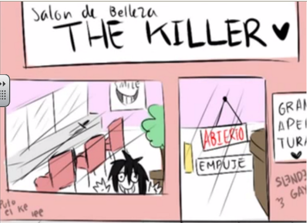 JeffxTheKiller's tweet photo. @ShamilaDeLima Lo tengo ewe http://t.co/uYVnOQ5lFZ
