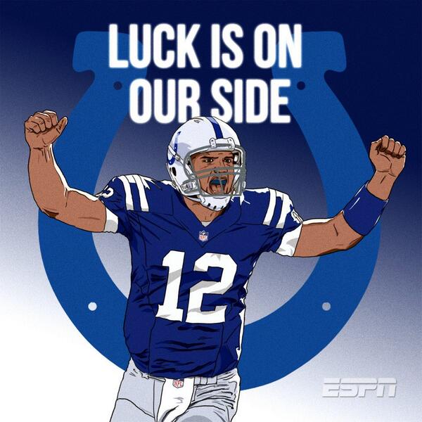 espn's tweet photo. @Colts Retweet if you believe the Colts are about to go on a Super Bowl run. http://t.co/oKtuQeuW6M