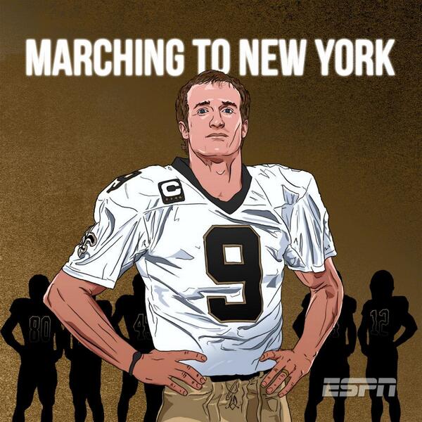 espn's tweet photo. @Saints Retweet if you believe the Saints are about to go on a Super Bowl run. http://t.co/Tgt5nGRVQd