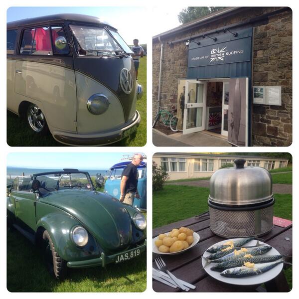 Scotthaz's tweet photo. Wish summer was here again #vw #volkswagen #barndoor #fishing #surfing @britsurfmuseum http://t.co/0R6TkvXzC8