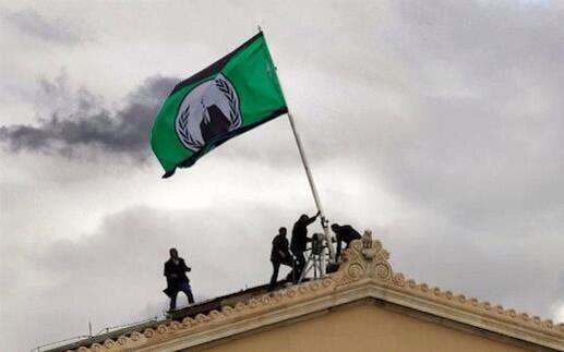AnonNewsID's tweet photo. Berbanggalah #Anonymous itu bendera kita | Be proud Anonymous it's our flag http://t.co/zYuecZIJ1P