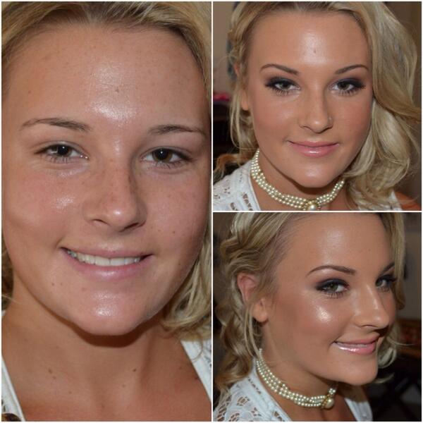 Such a beautiful transformation #beforeandafter #makeup #TransformationTuesday #lashes #liner #smokeyeye