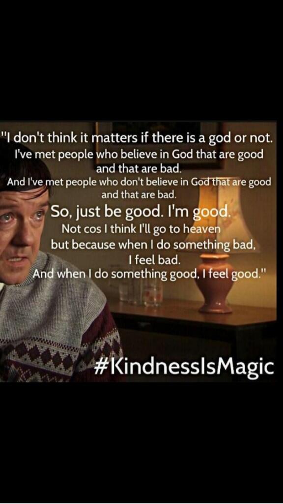 rickygervais's tweet image. Here's Derek on Religion. Have a great Sunday :)