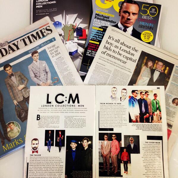BFC's tweet photo. Sunday reading with only 1 day to go! Catch up on all the latest #LCM news @TheSTStyle @GuardianFashion @BritishGQ http://t.co/6jsRKrginm