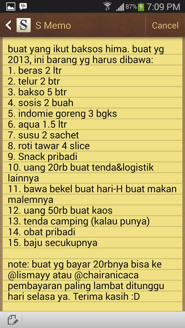 Civilians_2013's tweet photo. nih civilians barang2 yg wajib dibawa buat baksos~ RT@chairanicaca @Civilians_2013 tolong ya min 😊 http://t.co/vWKZ0vBkbu