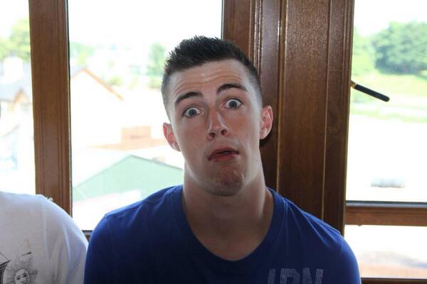 Deanstransfers's tweet photo. Arsenal defender Lauren koscielny making a funny face at training yesderday http://t.co/5Xzt6fXvkp