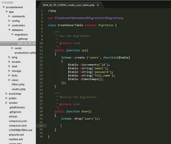 devpato7's tweet image. Dilema del día: ¿Enamorado de #SublimeText2 o #Laravel? @LearningLaravel cc @Sileence gracias por los tutos :)