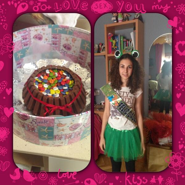 Pizarri's tweet photo. Por su 18 cumpleaños!! @marimeri501 te quiero!!💋💋 http://t.co/wUW2tyUSjg http://t.co/yQwyst9cR3